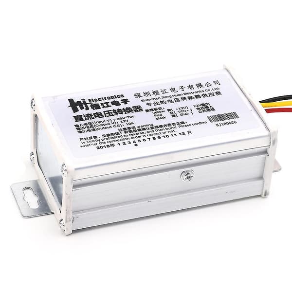 Dc 36v 48v 72v Til 12v 10a 120w Konverteradaptertransformator For E-sykkel Elektrisk