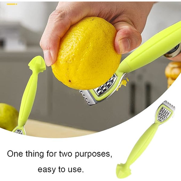Multifunktionel Hånddrevet Rivjern og Saftpresser Kompatibel med Citron Zester til Køkken Spisestue Bar Citron