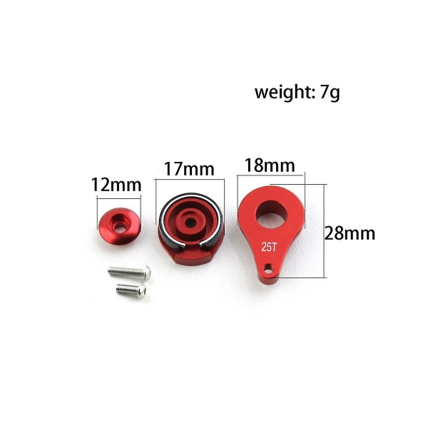 25t Styreservoarm Servo Horn Til Trx4 1/10 Rc Crawler Bil Digital Servo Dele,1