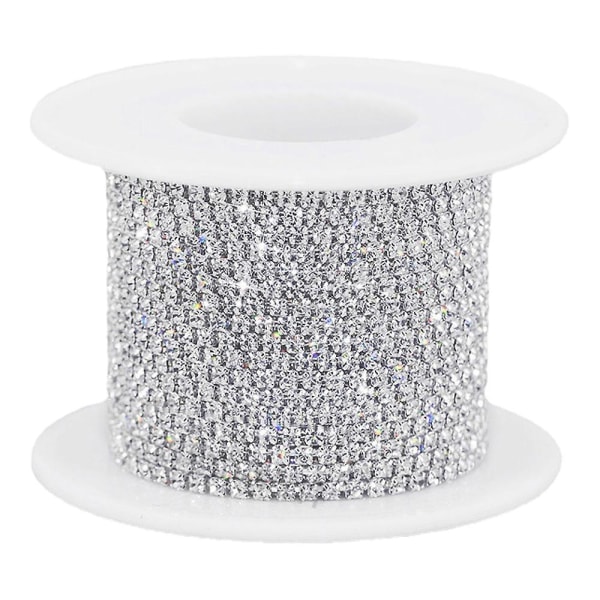 10 meter 2mm krystall rhinestone nærkjede