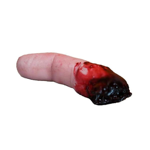 Blodig avkuttet finger Halloween rekvisittdekorasjon