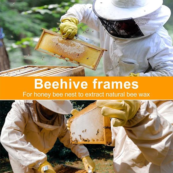 30 stk. Honeycomb Foundation Bee Wax Foundation Sheets Paper Candlemaking Beeswax Flakes Biavl T