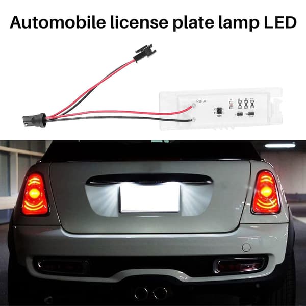2 stk. LED-nummerpladelys til Tipo Pla 500l Punto 188 Brava Linea Doblo Marea