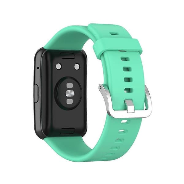 Blød silikone urrem til Huawei Watch Fit - Grøn Green