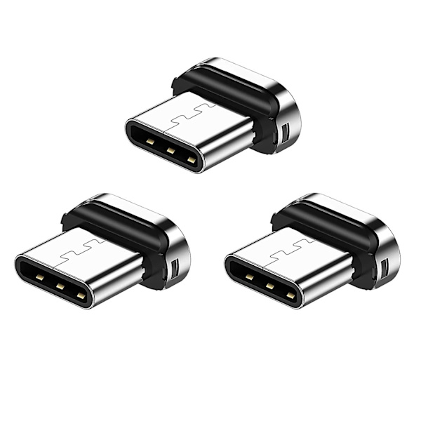 Magnetiska Typ C-spetsar, USB C Multi Magnetisk Adapter Magnetkontakt för Magnetisk Laddningskabel, Används för Mobiltelefon Headset Hörlurar
