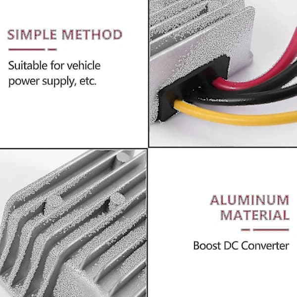 12V til 24V 15A 360W DC-DC konverter
