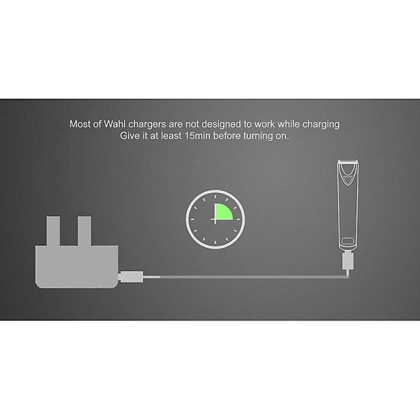 2.4v 3.6v lader Eu-plugg strømadapter elektrisk lader for voksne, barn, kjæledyrklippere
