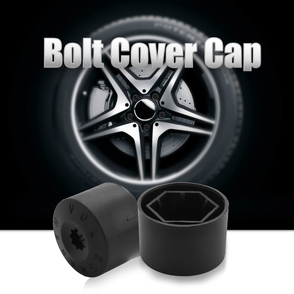 20 Hjulmutterkåpa 17mm För Golf Mk4 För