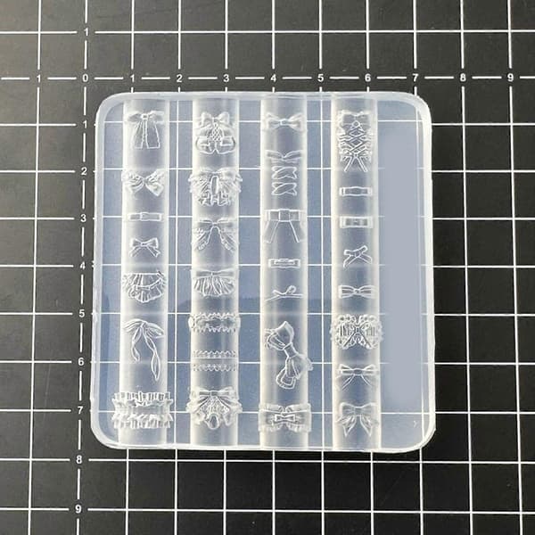 Ekstra Elastomer Neglekunst Bøyingsformat Med Avtakbar Plan For Permanent 3D Neglekunst Flerfarget Style 3