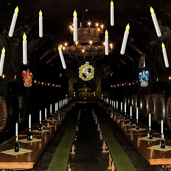 Flamlösa LED-ljus, 12 st batteridrivna ljus för fest, klassrum, bröllop, juldekorationer