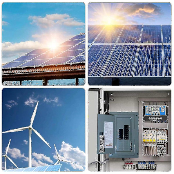 Solcelleladningsregulator 10a/20a/30a Solpanel Batteri Intelligent Regulator