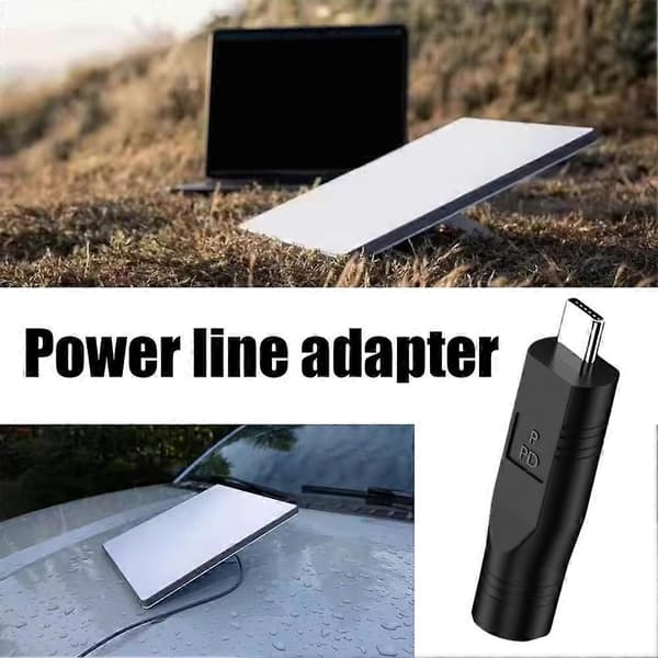 USB C uros-DC naarasvirtakaapelisovitin Starlink Mini -sovittimelle
