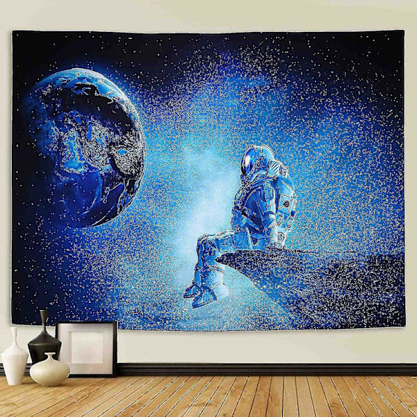 Övrig väggdekor 210x150cm Astronaut Gobeläng Väggbonad Bohemian Hippie Gobeläng Fantasy Space T