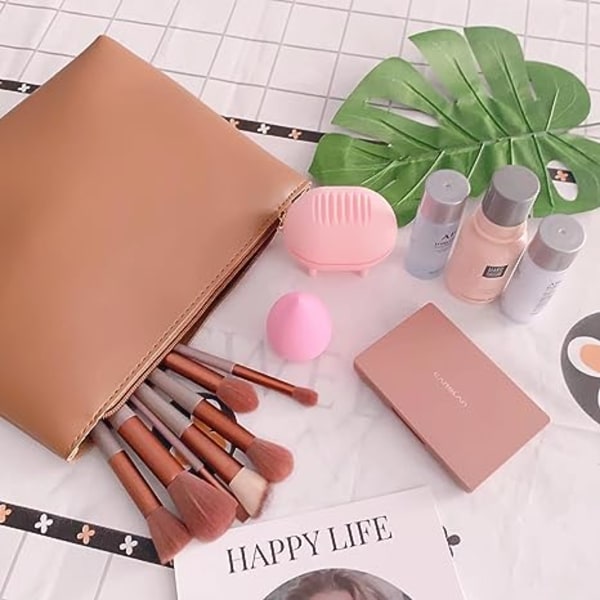 Beauty Blender-etui Reise Makeup Svampbeholder Rosa Beauty Blender Oppbevaring Silikon Beauty Svamp Blenderbeholder Makeup Egg Puff Beholder Cosm