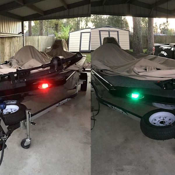 Led Tofarvet Signal Lys Marine Universal Navigationslys Navigationslys Bådudstyr