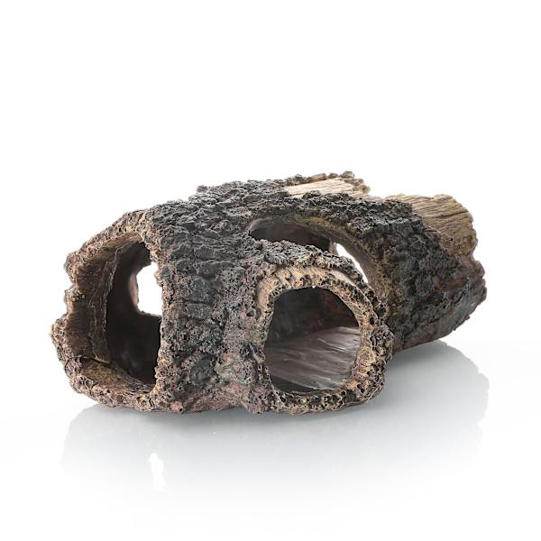 Log Resin Hul Træstamme Ornament, Akvarium Dekoration Træhus Akvarium Skjulested Huler Dekorationer til Betta, Skildpadder, Små Firben, Reptiler,