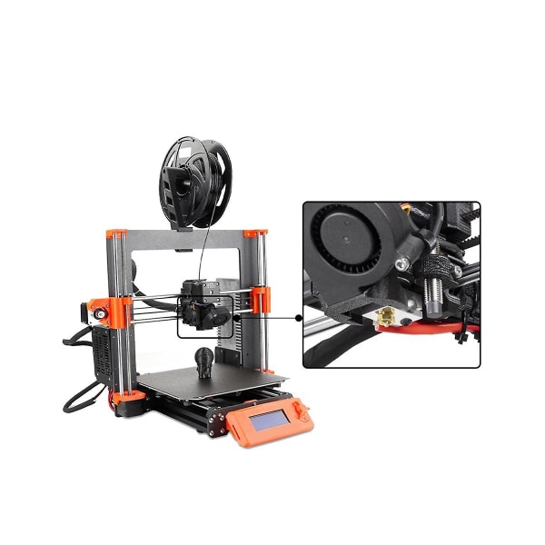 3D-printerdele Prusa Mk3s+ ekstruderdyse varme aluminium hurtig slange sæt høj temperatur modstand