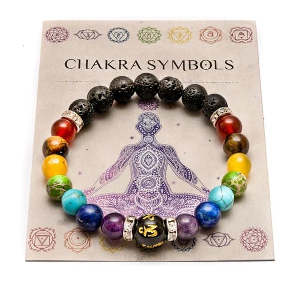 Chakra armbånd, flere farver
