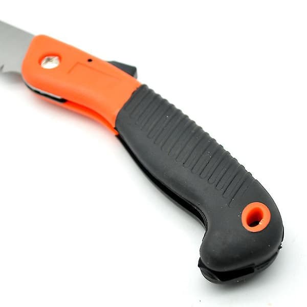 Sammenfoldelig håndsav, Camping/beskæringssav med robust 7\" professionel sammenfoldelig sav (orange)