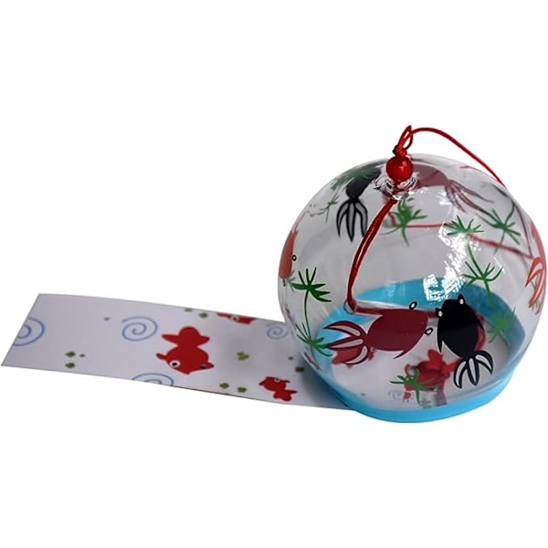 Japanilaiset Edo Furin -lasikellojen tuulettimet syntymäpäiville, jouluun ja kotiin