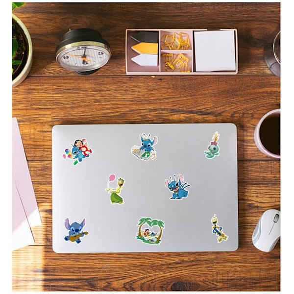 100 stk Stitch klistermærker, Lilo & Stitch klistermærker OLilo