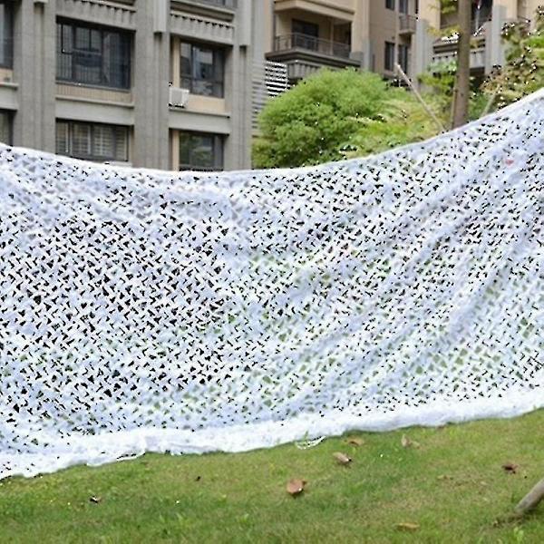 3 x 4m Camo Netting Hvid Skov Netting Jagt Net