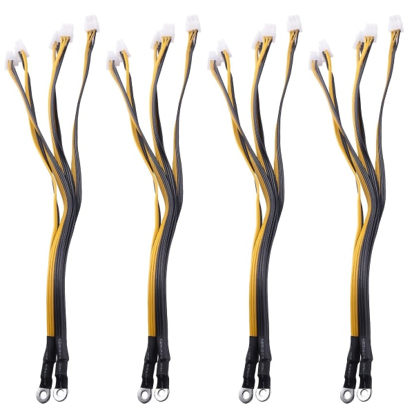 4pack 6pin Connector Server Cable Pcie Antminer S9 S9i Z9 for P3 P5 Miner Psu Ca