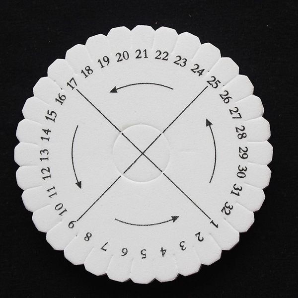 4 st Armband Loom Square Kumihimo Kumihimo Disk Kumihimo Board Disc Smyckenstillverkning Flätningsplatta
