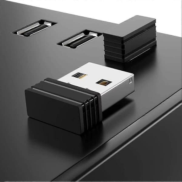 Museflytter Tre-hastighedsjustering med knapper Anti-søvn Mus Virtuel P3|U:K Black 1pcs