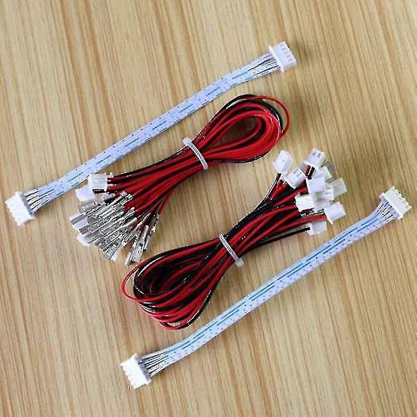 2x Zero Delay Arcade Kit USB-kodare Kompatibel med 5-stifts Joystick & 2,8 mm Knapp