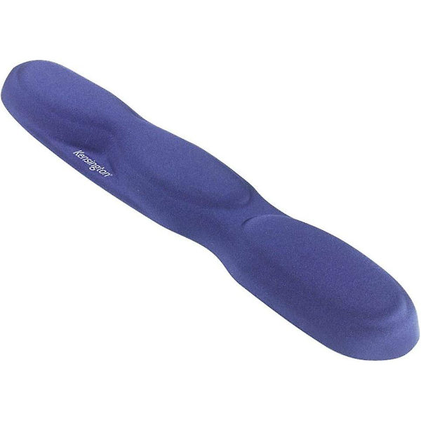 Ergonomiskt Komfort Skumtangentbord Handledsstöd Med Handledsstödsdyna - 458 X 36 X 85 Mm - Blå (64270)