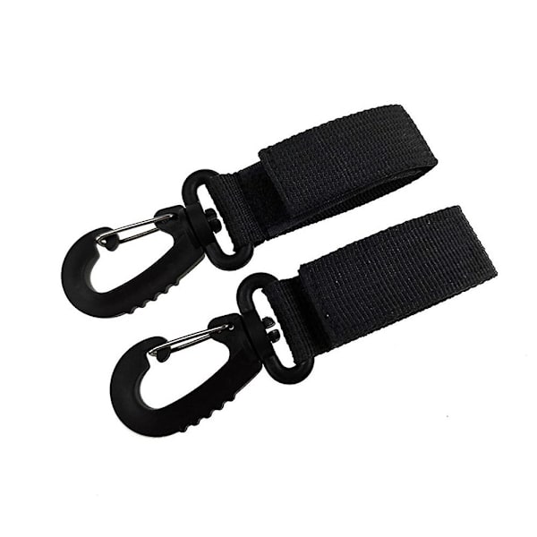 2-pack Slitstarka Hängare för Barnvagn, Skötväska, Buggy - Återanvändbara