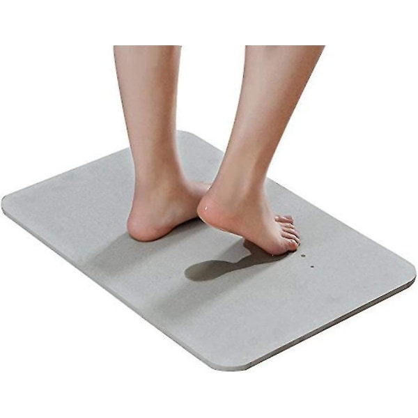 Diatoméjord Badematte Badekar Matte Sklisikker Dusjmatte For Bad 60 X 39 X 0.9cm