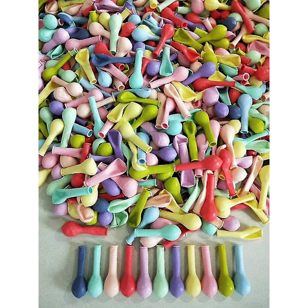5 Tuuman Mini Pastelli Latex-Ilmapallot 200kpl Sekalaisia Makronin Värisiä Latex-Juhlatilkkuja Hää-, Syntymäpäivä-, Vauvakutsu- ja Juhlatilan Koristeluun
