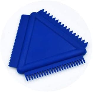 Diatom Mud Art Paint Scraper Rubber Tooth Scraper, Naturally Beautiful