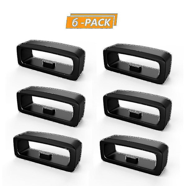 6 stk. gummifeste ring sikkerhetsring erstatning for Garmin Fenix5/fenix5 Plus( 22mm)