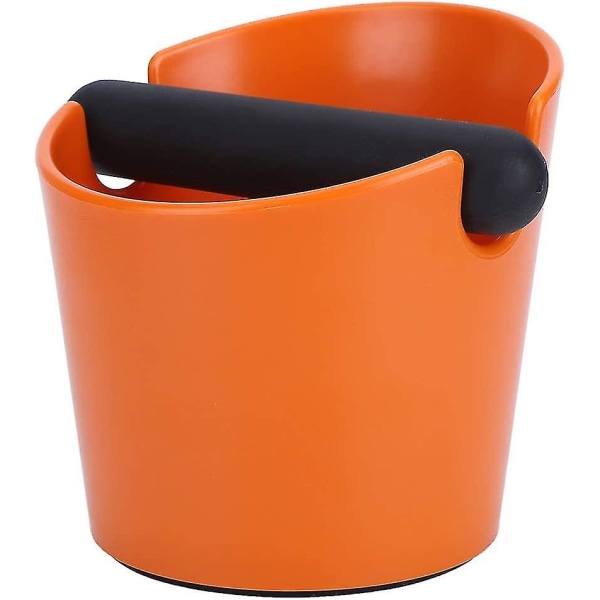 Kaffe Knock Box Espresso Grounds Bin Kaffe Sage Knock Box Kaffegrutbeholder Grind Bin Knock Out Box -d orange