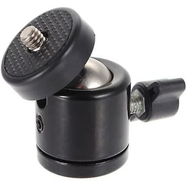 1/4\" drejelig mini kugleskrue stativ til DSLR-kamera lysmontering, 1-pakke