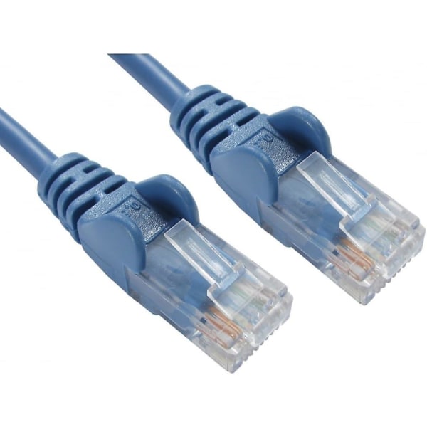 10m Cat5e netværkskabel Ethernet Snagless Lan Utp Cca Patch Lead Blå
