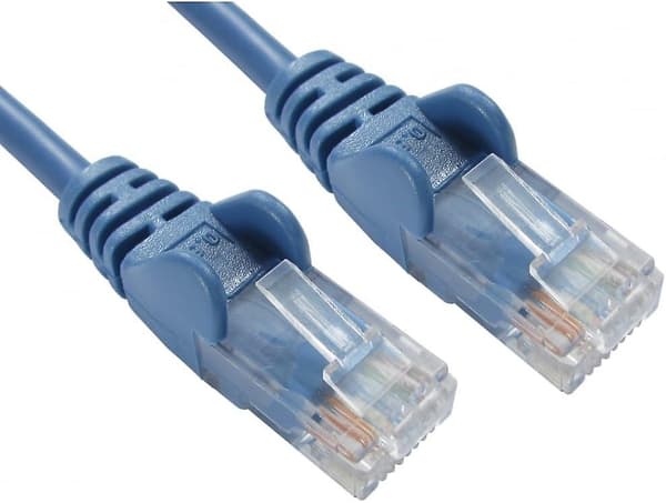 10m Cat5e Netværkskabel Ethernet Snagless Lan Utp Cca Patchledning Blå