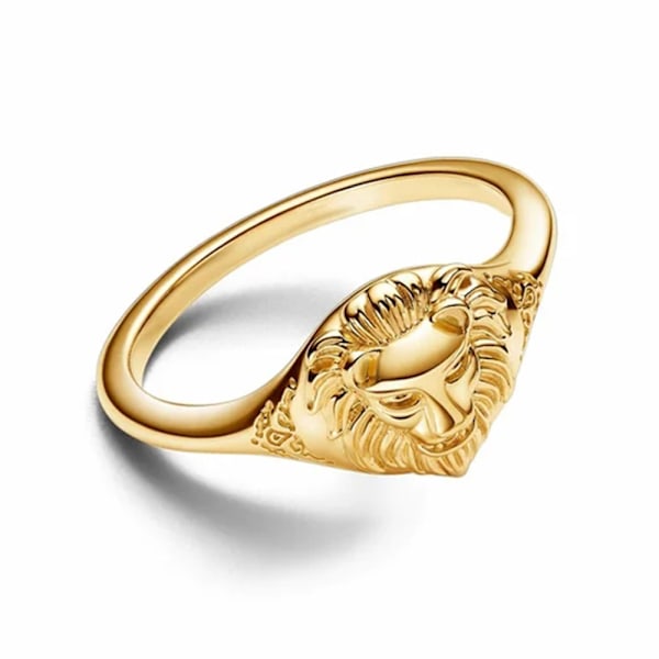 Glittrande kubisk zirkonia krona 925 sterling silver ring för kvinnor måne och blommig stil bröllop smycken PYR067 9
