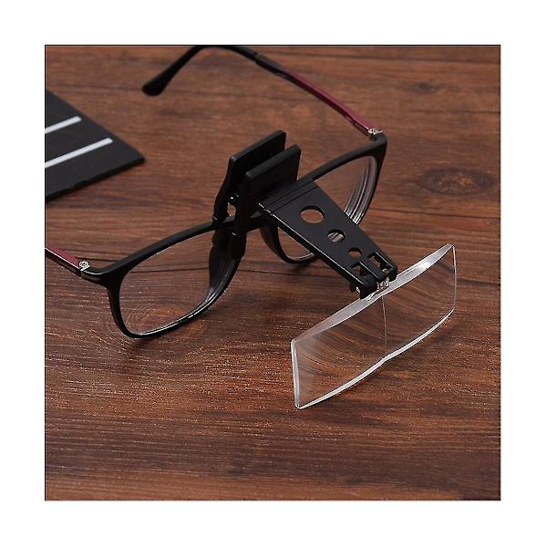 1,5x/2,5x/3,5x Förstoringsglas Optiska Instrument Vikbart Clip-On Ögonbryn Med 3 Akryl L