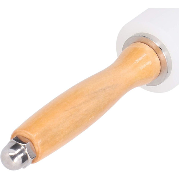 Lærskjæringshammer, Diy Nylon Hammer Lærverktøy Med Tretthåndtak