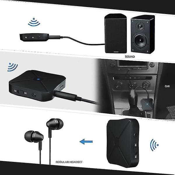 Bluetooth-sender og -mottakeradapter 2 i 1 Trådløs lydkonverter