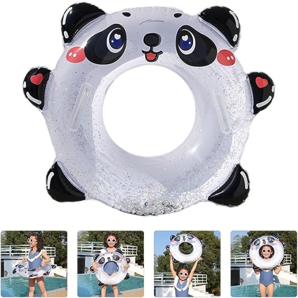 5 kpl Lasten lepotuoleja Glitter Floatie Eläimet Vuosi Cartoon Ulkoilulelut Vauvan renkaat Altaat PVC Allas Kesäputkella Panda Renkaan kahva Uinti Uinti Suosikit f