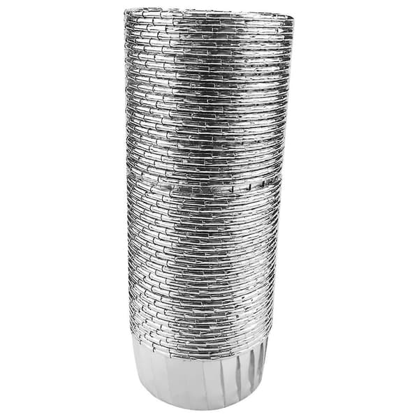 50 stk. aluminiumsfolie cupcakeforme engangs muffinforme bageforme aluminium cupcake tip pande rame