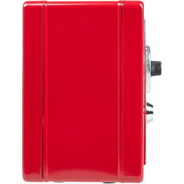 Economy Safe, 120 X 100 X 160 Mm, Red, With Key And Mechanical Combination Lock