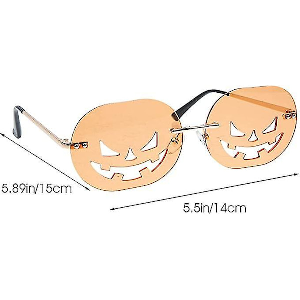 2 par med gresskar solbriller (oransje)