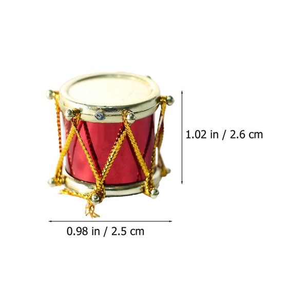Figurer Home Decor Trompet Model Miniature Trombone Mini Ting Dukkehus Tilbehør Mini