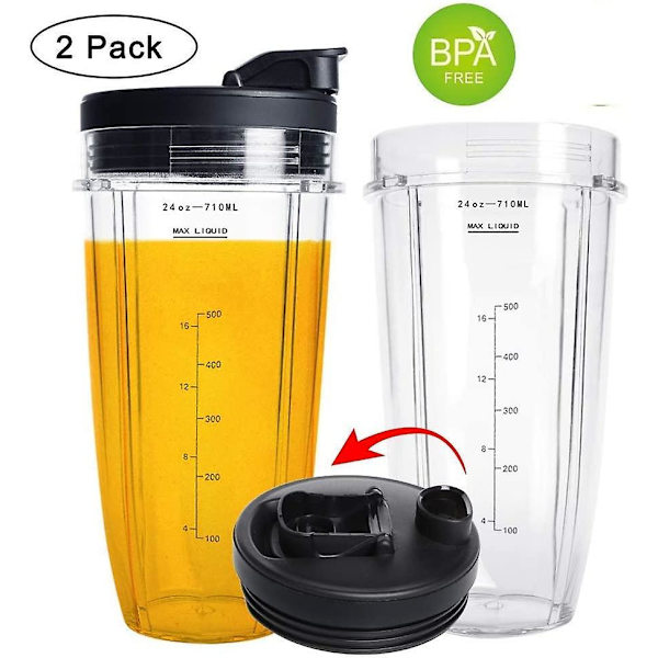 24 Oz Kopp för Nutri Ninja Blenderdelar